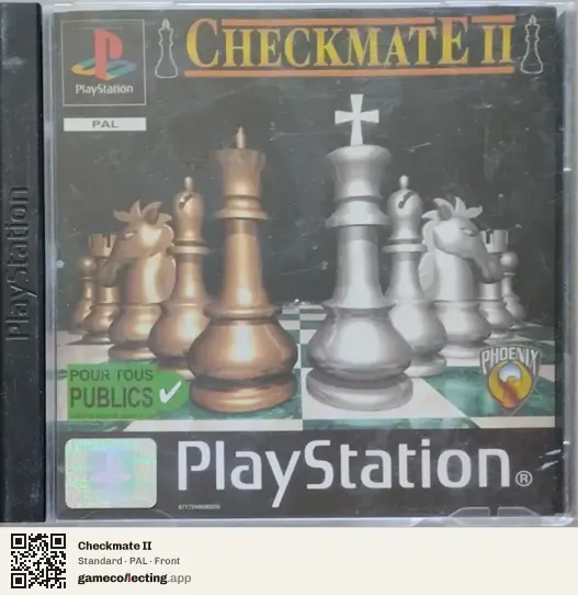 Checkmate II PlayStation, PAL box front