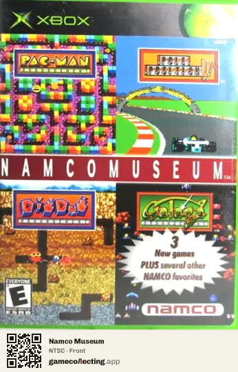 Namco Museum Xbox, NTSC box front