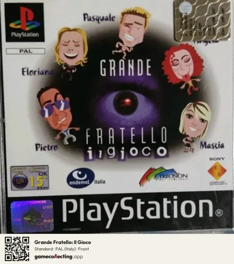 Grande Fratello: Il Gioco PlayStation, Italy box front