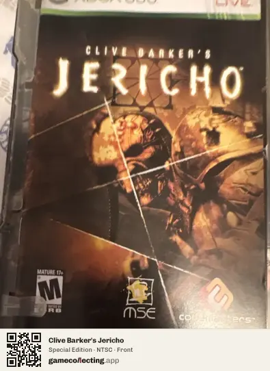 Clive Barker's Jericho Xbox 360, NTSC box front