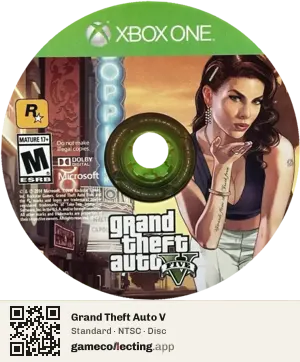 Grand Theft Auto V Xbox One, NTSC disc