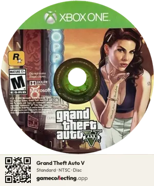 Grand Theft Auto V Xbox One, NTSC disc