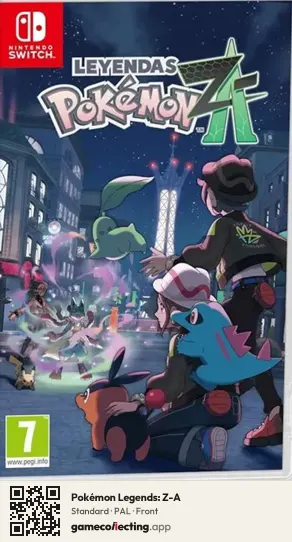 Pokémon Legends: Z-A Nintendo Switch, PAL box front