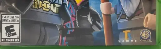 LEGO Dimensions, the ESRB box on its front