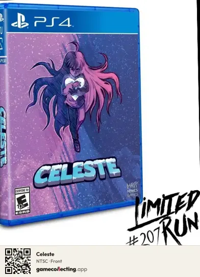 Celeste PlayStation 4, NTSC box front