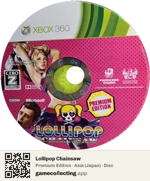 Lollipop Chainsaw Xbox 360, Asia disc
