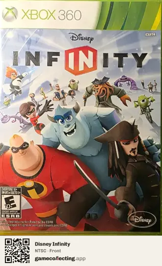Disney Infinity Xbox 360, NTSC box front