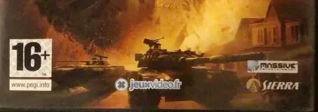 World in Conflict, the PEGI square on its front