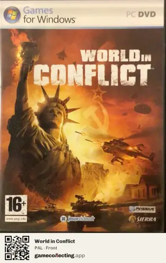 World in Conflict Computer, PAL box front