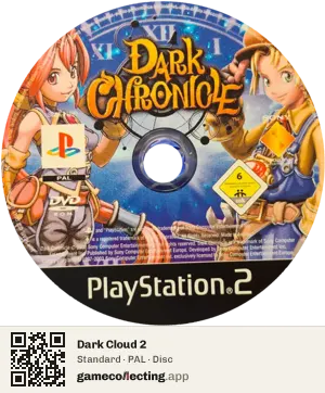 Dark Cloud 2 PlayStation 2, PAL disc