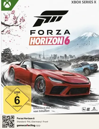 Forza Horizon 6 Xbox Series X, Germany box front