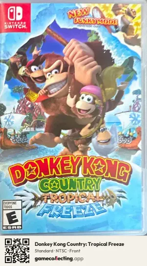 Donkey Kong Country: Tropical Freeze Nintendo Switch, NTSC box front