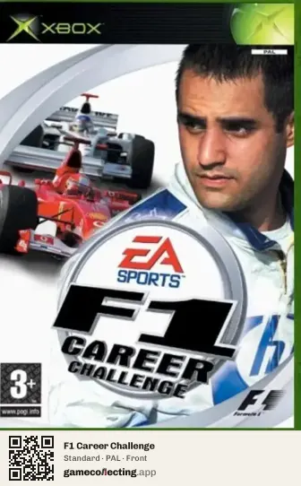 F1 Career Challenge Xbox, PAL box front