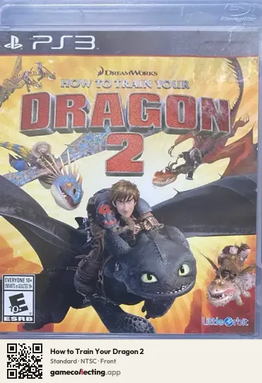 How to Train Your Dragon 2 PlayStation 3, NTSC box front