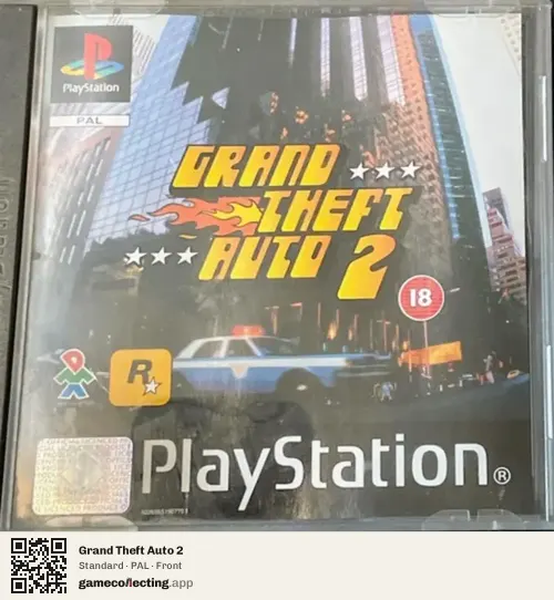 Grand Theft Auto 2 PlayStation, PAL box front