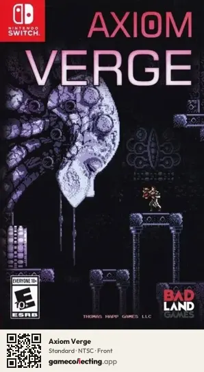 Axiom Verge Nintendo Switch, NTSC box front