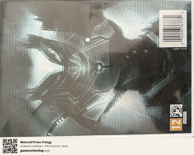 Metroid Prime Trilogy Nintendo Wii, France box back