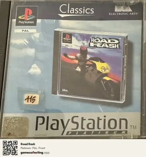 Road Rash PlayStation, PAL box front