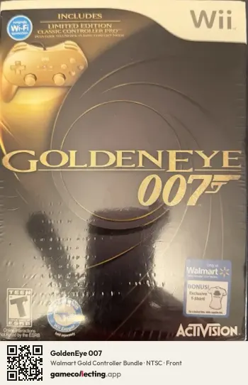 GoldenEye 007 Nintendo Wii, NTSC box front