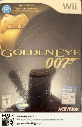 GoldenEye 007 Nintendo Wii, NTSC box front