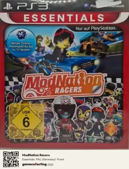 ModNation Racers PlayStation 3, Germany box front
