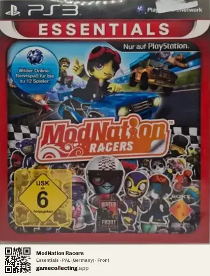 ModNation Racers PlayStation 3, Germany box front