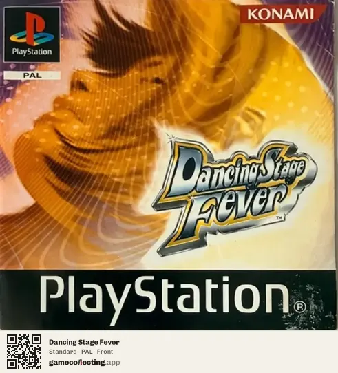 Dancing Stage Fever PlayStation, PAL box front