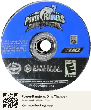 Power Rangers: Dino Thunder Nintendo GameCube, NTSC disc