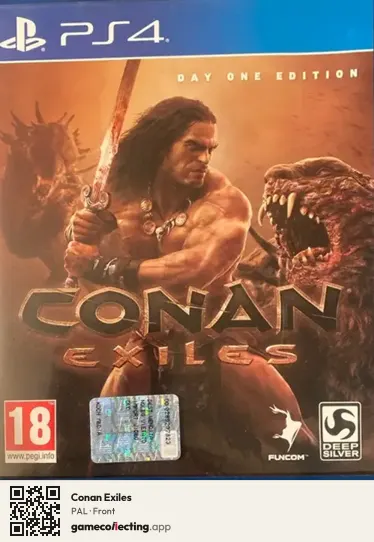 Conan Exiles PlayStation 4, PAL box front