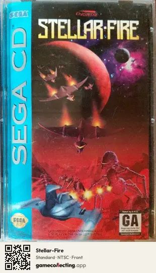 Stellar-Fire Sega Mega-CD / Sega CD, NTSC box front