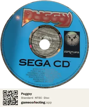 Puggsy Sega Mega-CD / Sega CD, NTSC disc