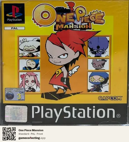 One Piece Mansion PlayStation, PAL box front