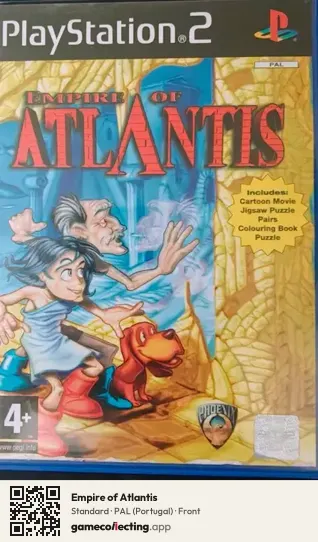 Empire of Atlantis PlayStation 2, Portugal box front