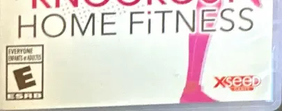 Knockout Home Fitness, the ESRB box on its front