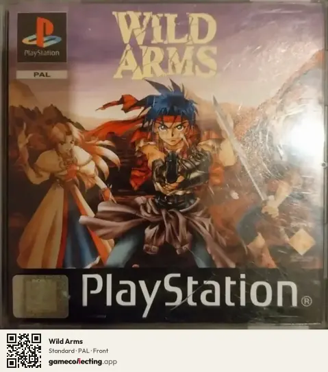 Wild Arms PlayStation, PAL box front