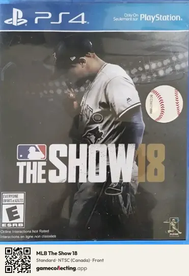 MLB The Show 18 PlayStation 4, Canada box front