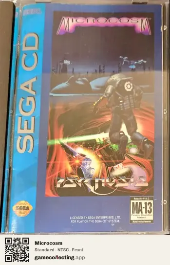 Microcosm Sega Mega-CD / Sega CD, NTSC box front