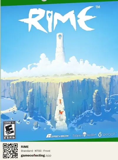 RiME Xbox One, NTSC box front