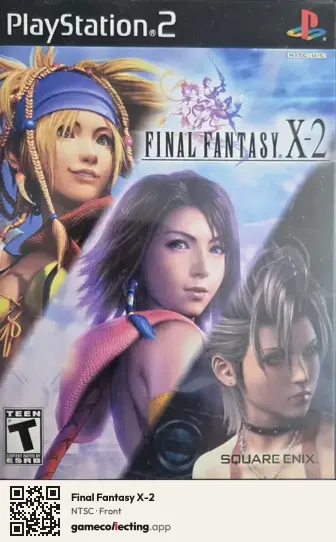 Final Fantasy X-2 PlayStation 2, NTSC box front