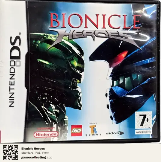 Bionicle Heroes Nintendo DS, PAL box front