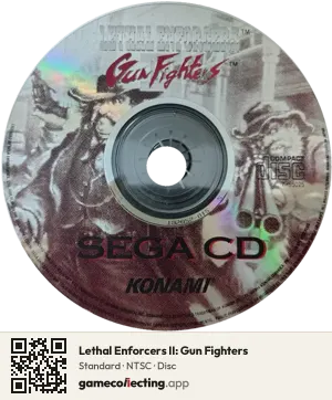 Lethal Enforcers II: Gun Fighters Sega Mega-CD / Sega CD, NTSC disc