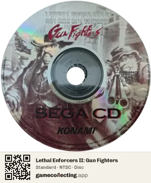 Lethal Enforcers II: Gun Fighters Sega Mega-CD / Sega CD, NTSC disc