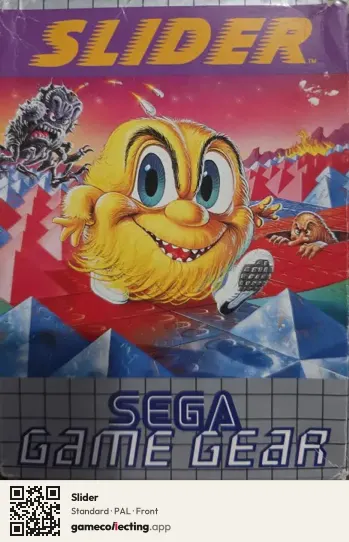 Slider Sega Game Gear, PAL box front