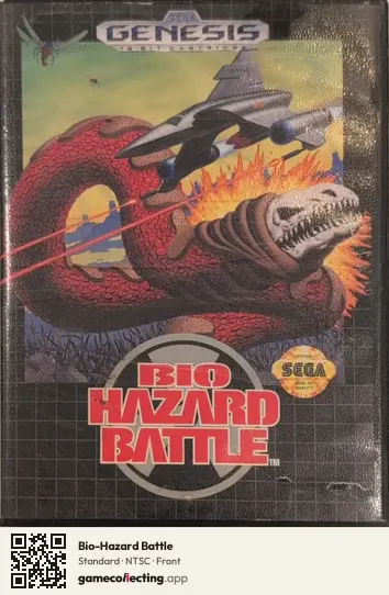 Bio-Hazard Battle Sega Mega Drive / Genesis, NTSC box front