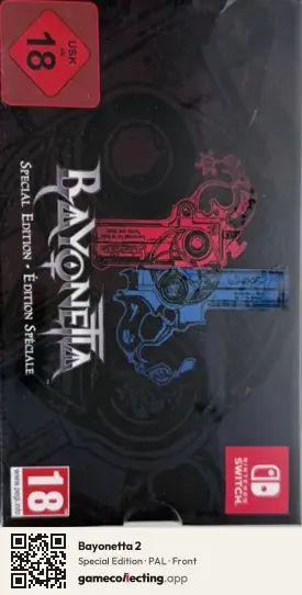 Bayonetta 2 Nintendo Switch, PAL box front