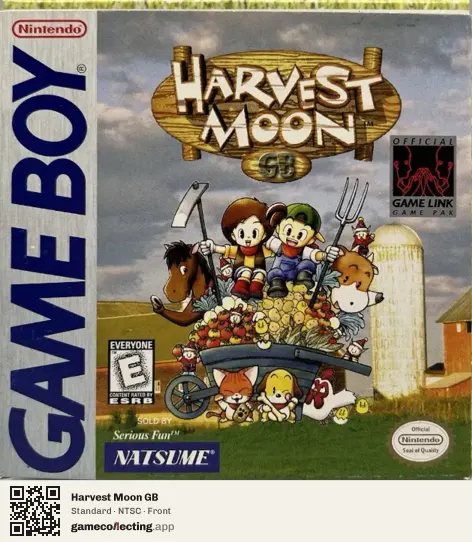 Harvest Moon GB Game Boy, NTSC box front