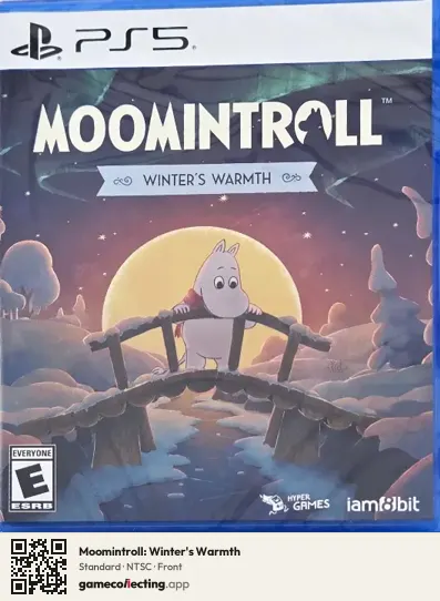 Moomintroll: Winter's Warmth PlayStation 5, NTSC box front