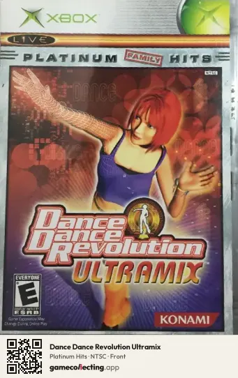 Dance Dance Revolution Ultramix Xbox, NTSC box front
