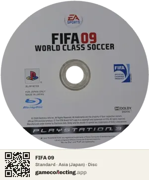 FIFA 09 PlayStation 3, Asia disc