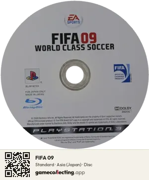FIFA 09 PlayStation 3, Asia disc